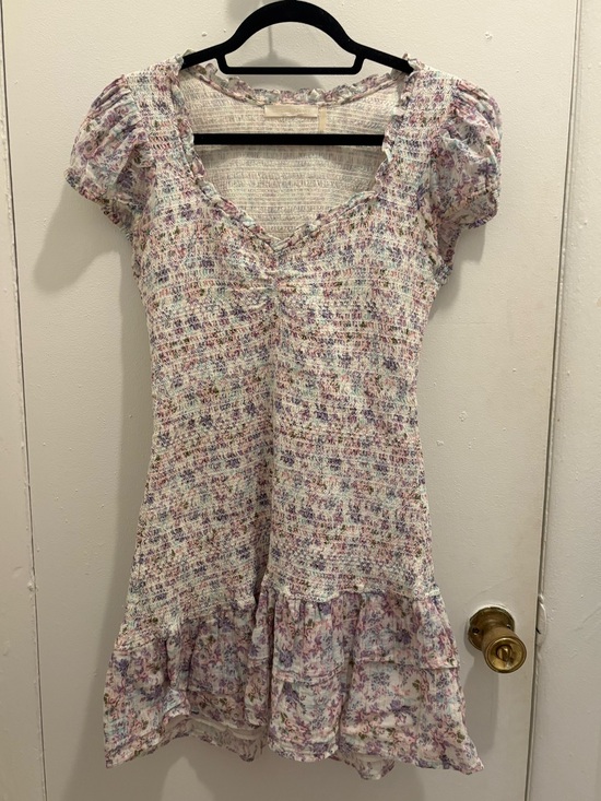 LoveShackFancy Dresses & Skirts - LoveShackFancy Trevor floral ruffle mini dress
